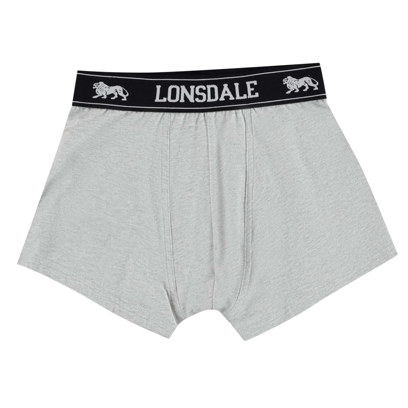 Lenjerie intima Pantalon scurt Combat Lonsdale 2 Pack copil baietel