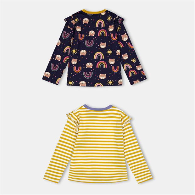 Lilly and Sid Rnbow Tops 2Pk Jn99