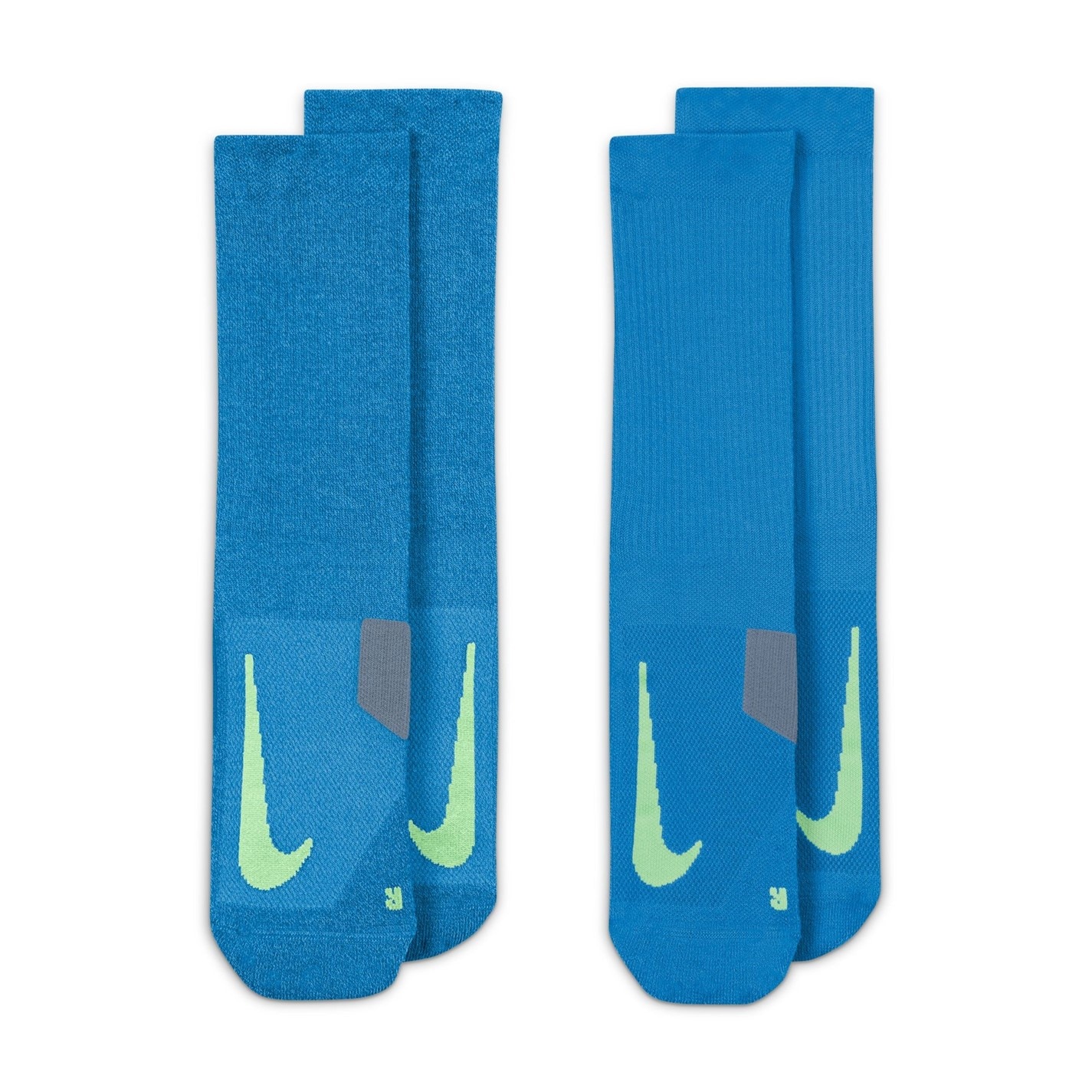 Soseta Nike Multiplier Crew Running 2 Pack Unisex adulti