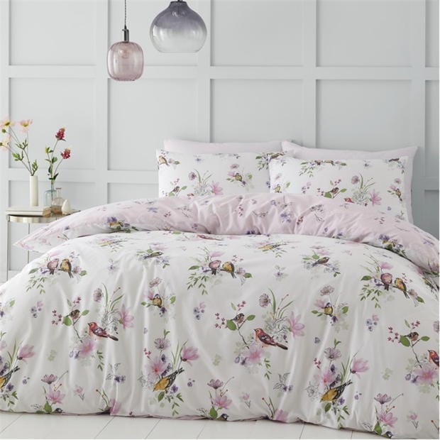 Catherine Lansfield Reversible Duvet Cover Set
