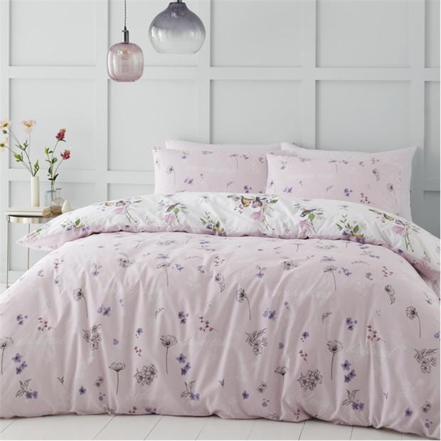Catherine Lansfield Reversible Duvet Cover Set