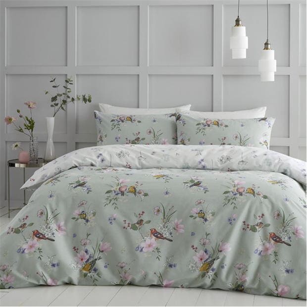 Catherine Lansfield Reversible Duvet Cover Set