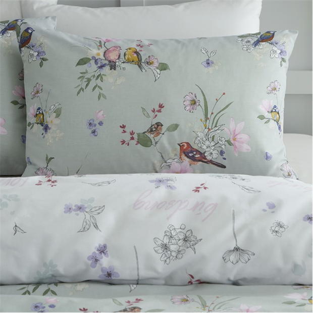 Catherine Lansfield Reversible Duvet Cover Set