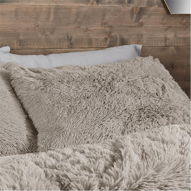Catherine Lansfield Deep Pile Faux Fur Duvet Cover Set