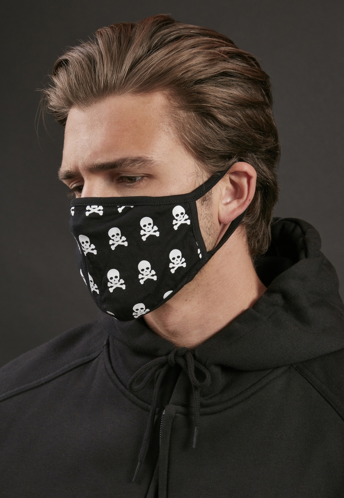 Skull Face Mask 2-Pack Mister Tee