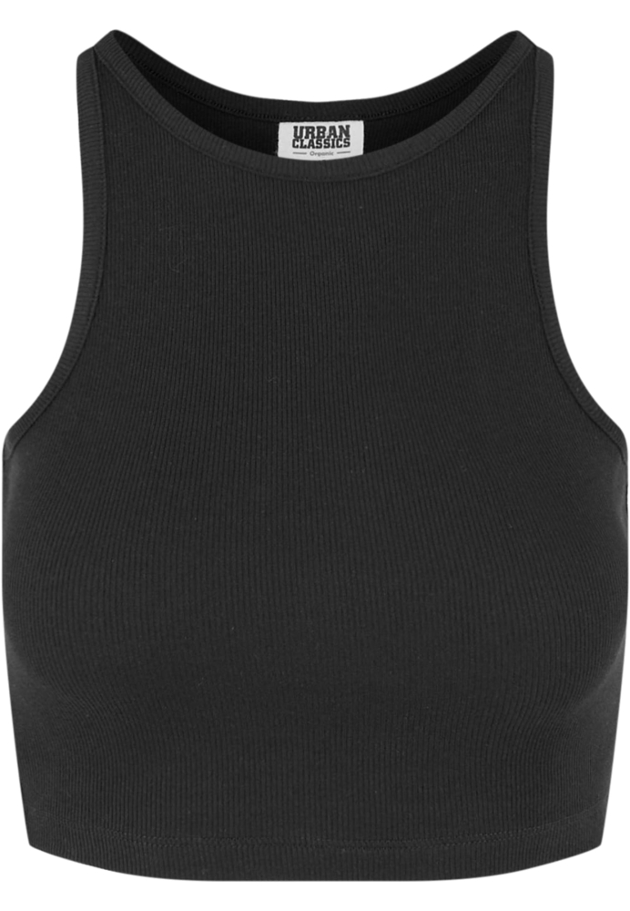 Organic Cropped Rib Top 2-Pack dama Urban Classics