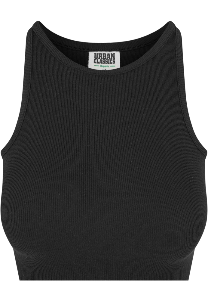 Organic Cropped Rib Top 2-Pack dama Urban Classics