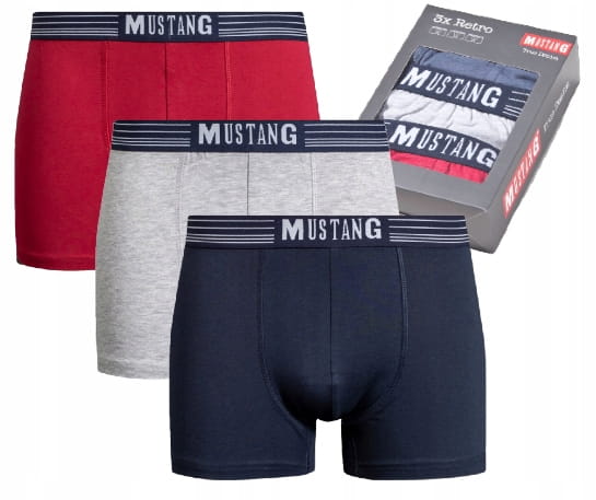 Set de 3 Boxeri Mustang True Denim