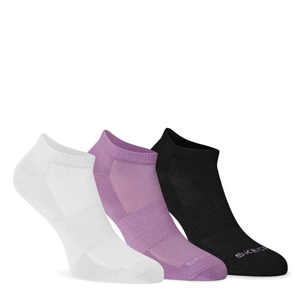 Pantof sport panza Soseta Skechers 3-Pak Low copil