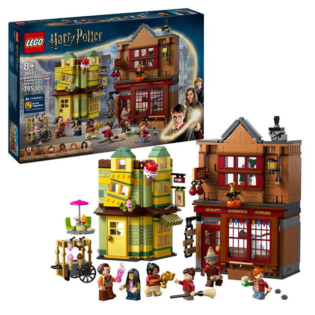 LEGO LEGOr Harry Pottertm Quality Quidditchtm Supplies & Ice Cream Parlour Set 76452