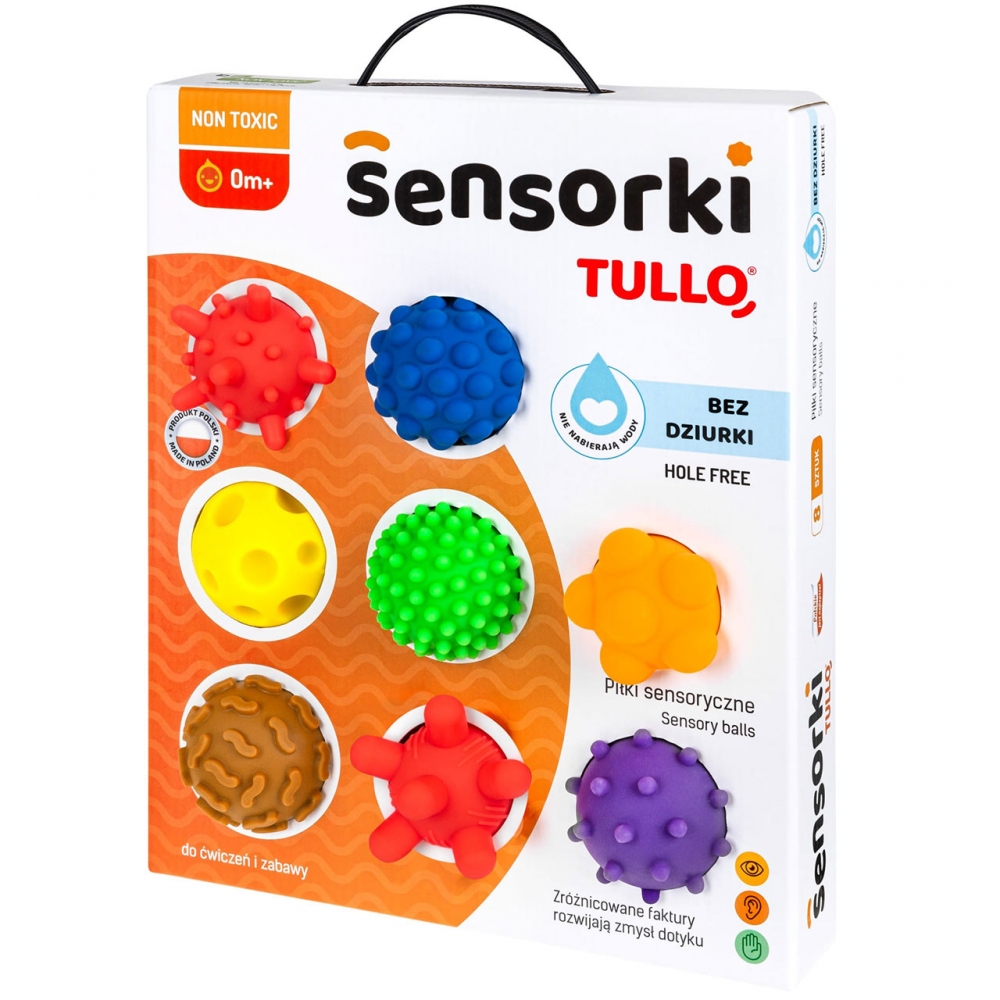 Sensory balls shapes 8 pcs. AM Tullo 419