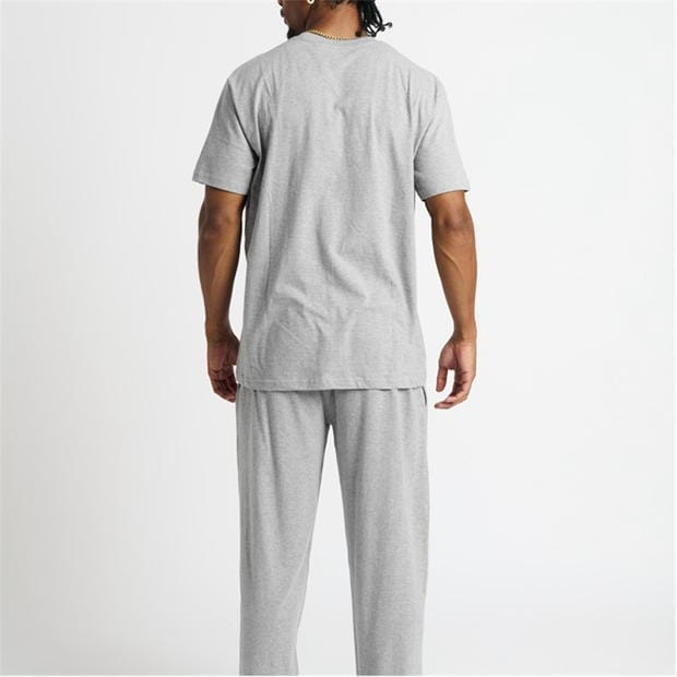 Money Combo Logo Drawstring Long Lounge Twin Set