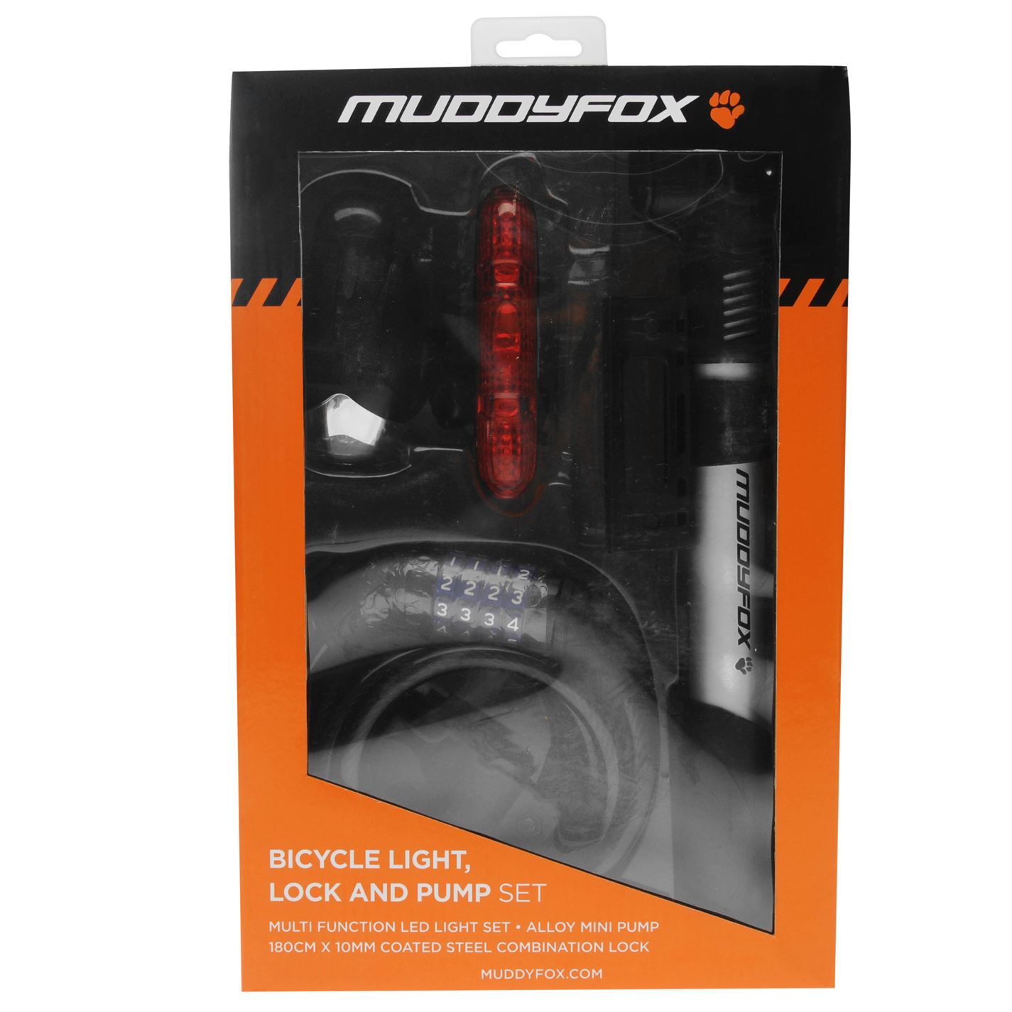 Muddyfox Light Lock And Pump Set