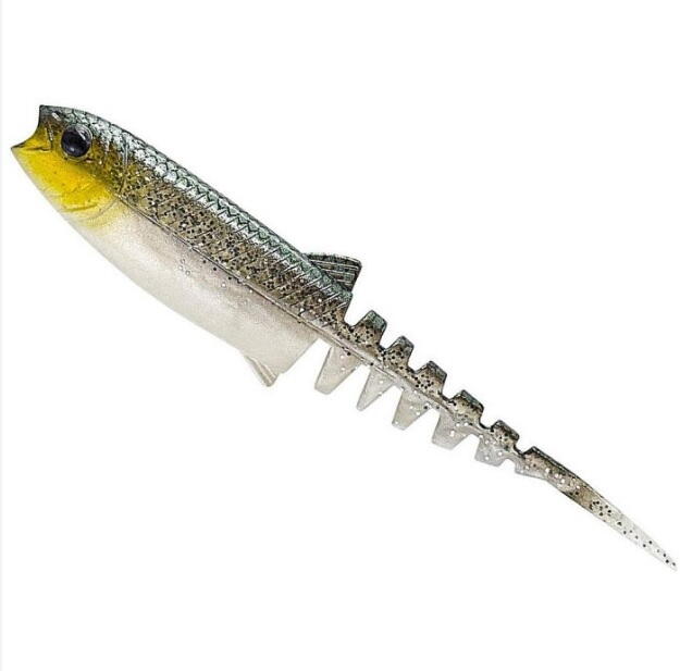 SHAD CANNIBAL MINNOW 8CM 3,4G verde argintiu 4BUC PL SAVAGE GEAR
