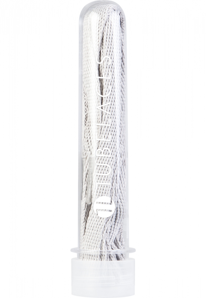 White Flat 120cm Tubelaces