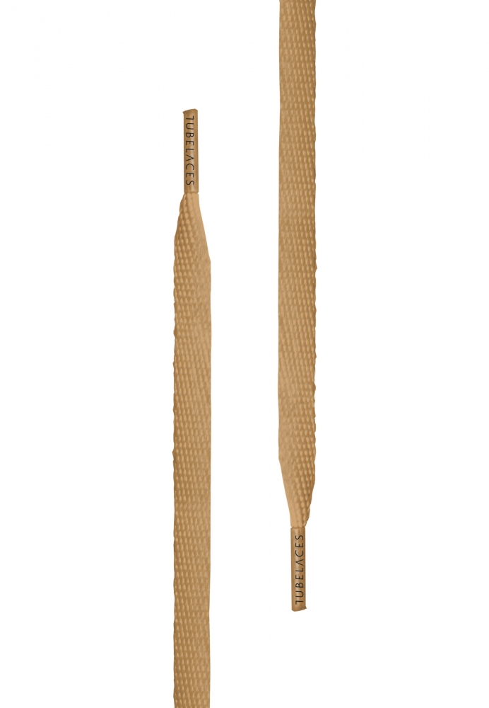 White Flat Tubelaces