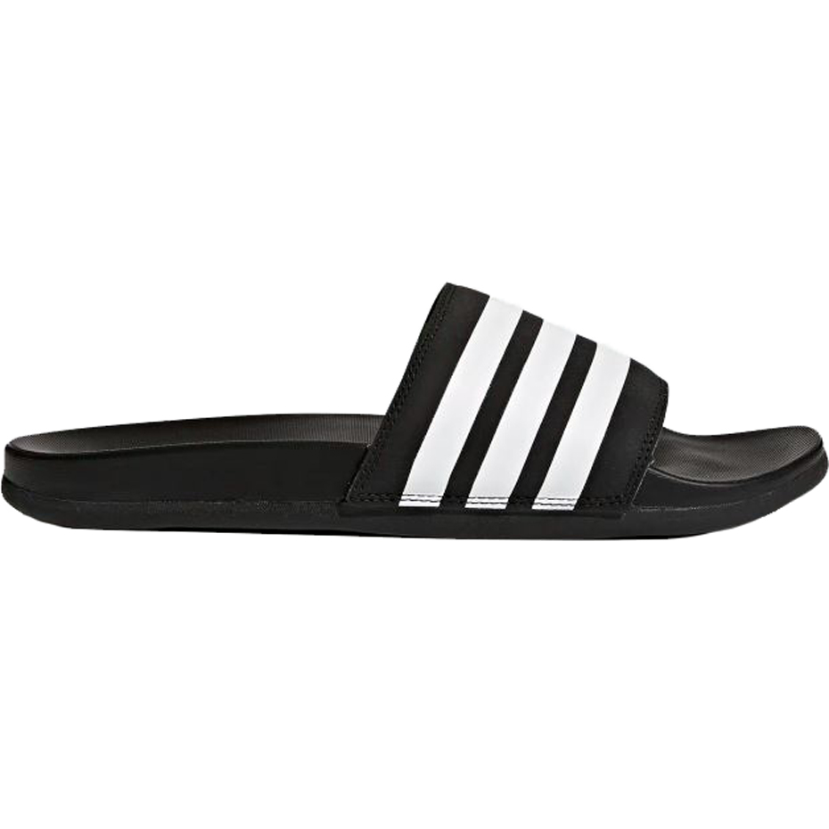 Papuc Casa Adidas Adilette Cloudfoam Plus Stripes black AP9971