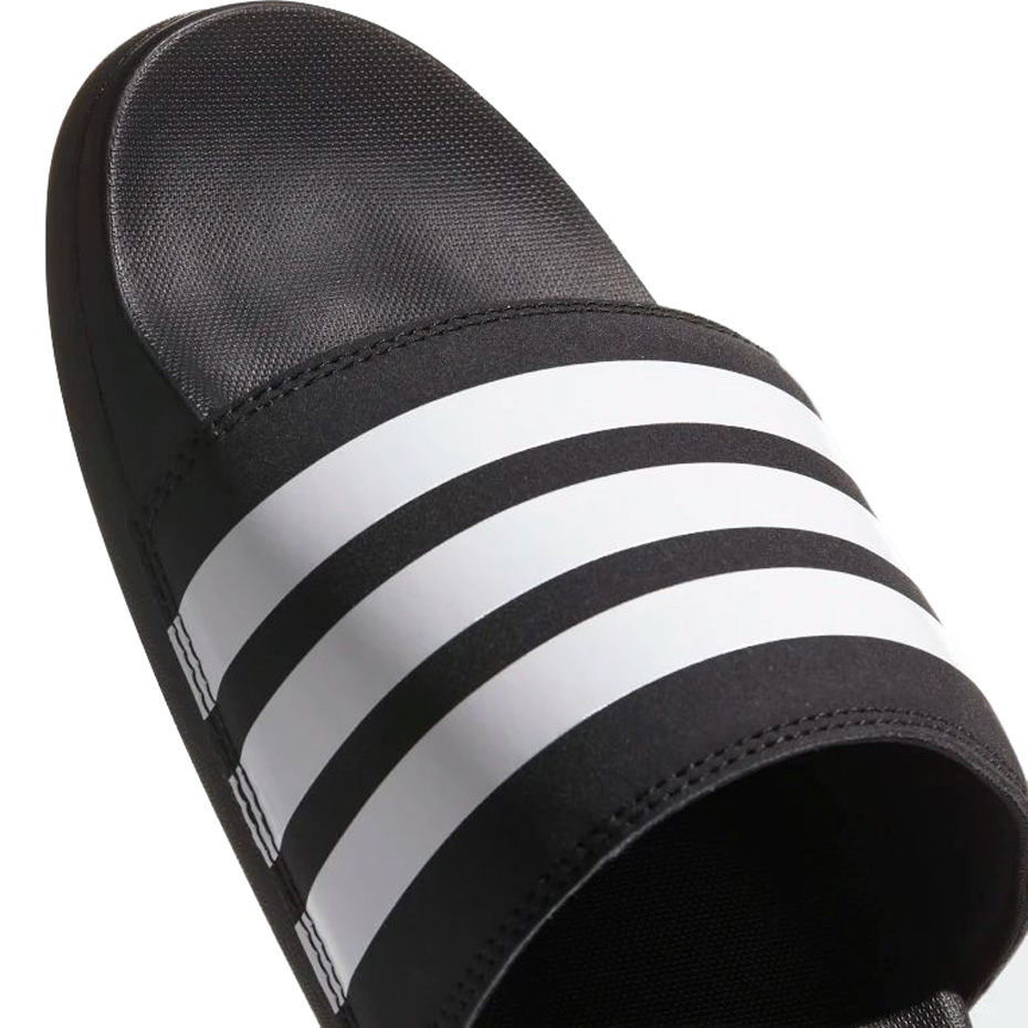 Papuc Casa Adidas Adilette Cloudfoam Plus Stripes black AP9971