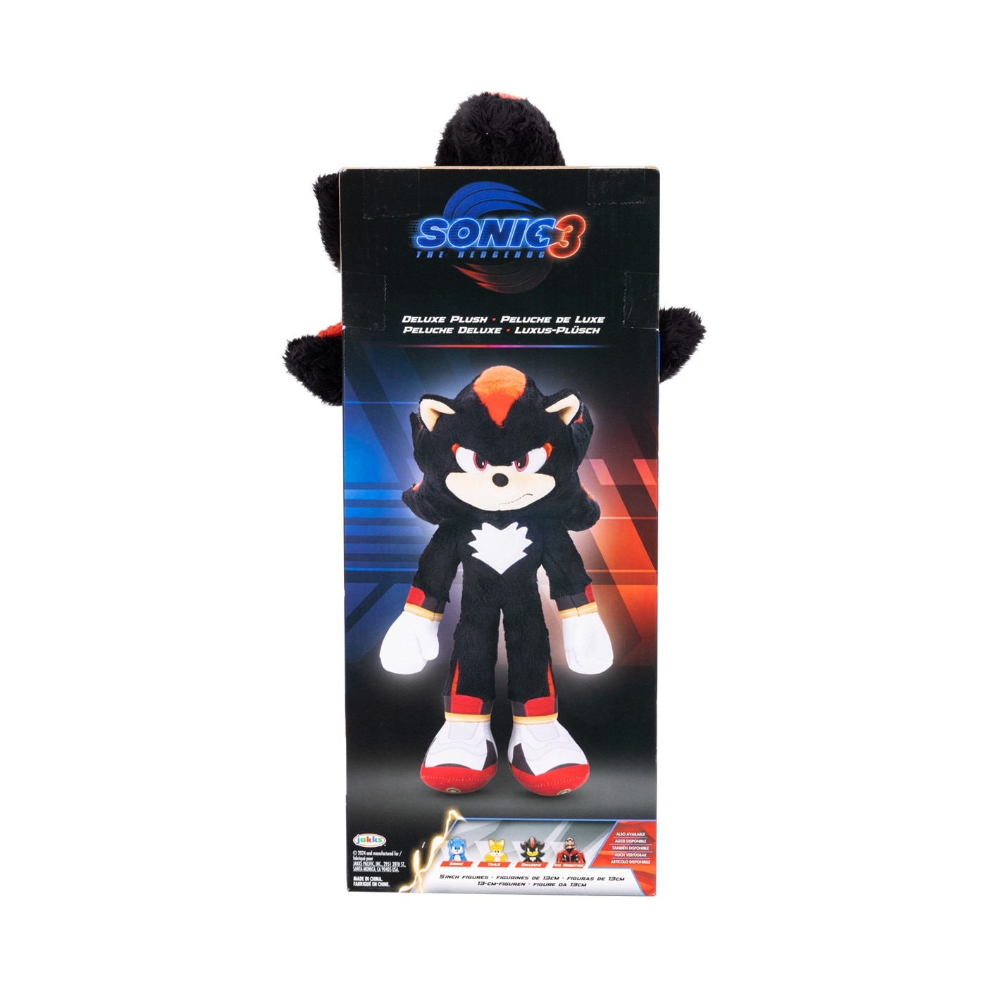 Sonic the Hedgehog 3 MOVIE 13 PLSH SHADOW