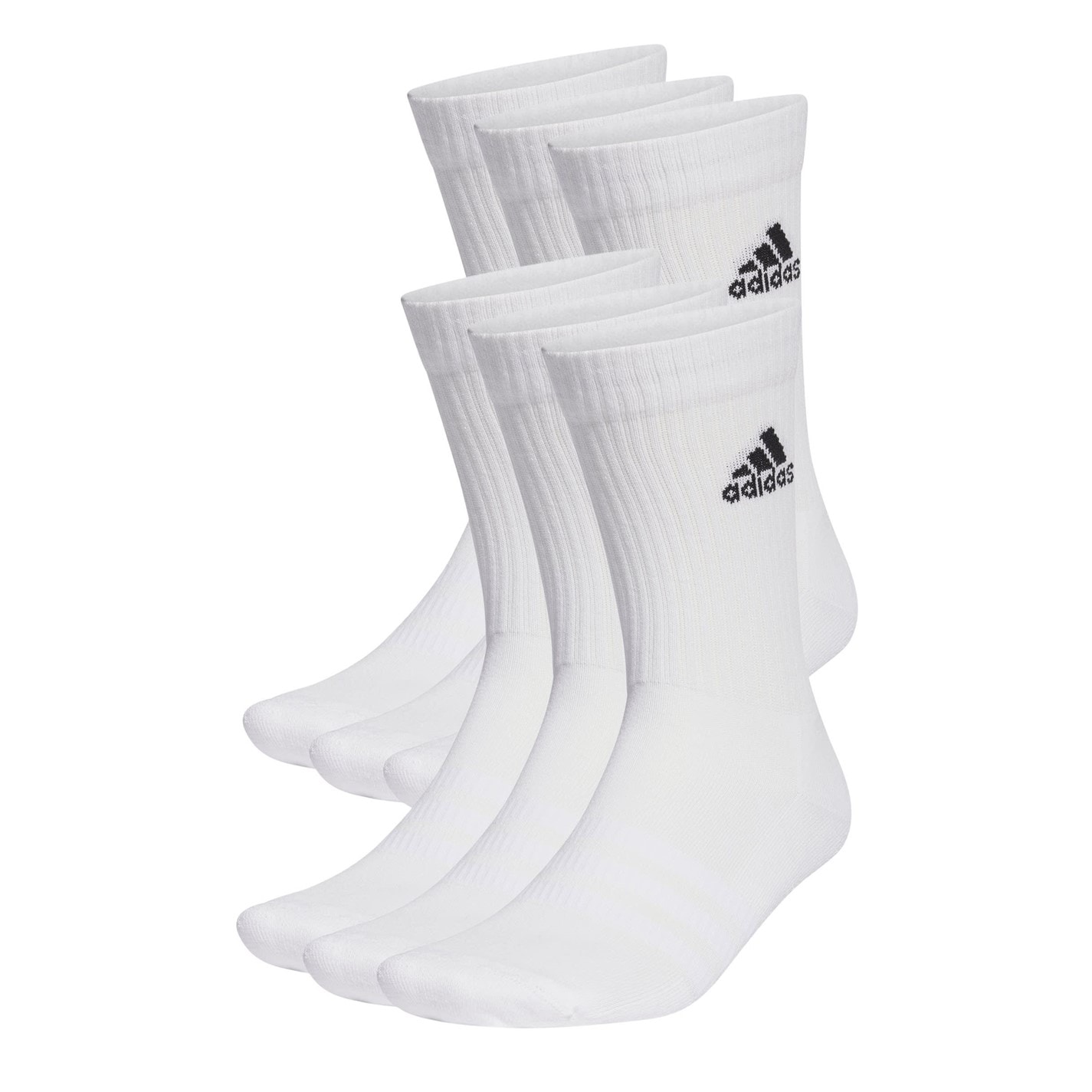 Soseta adidas Cushioned Crew 6 Pack dama