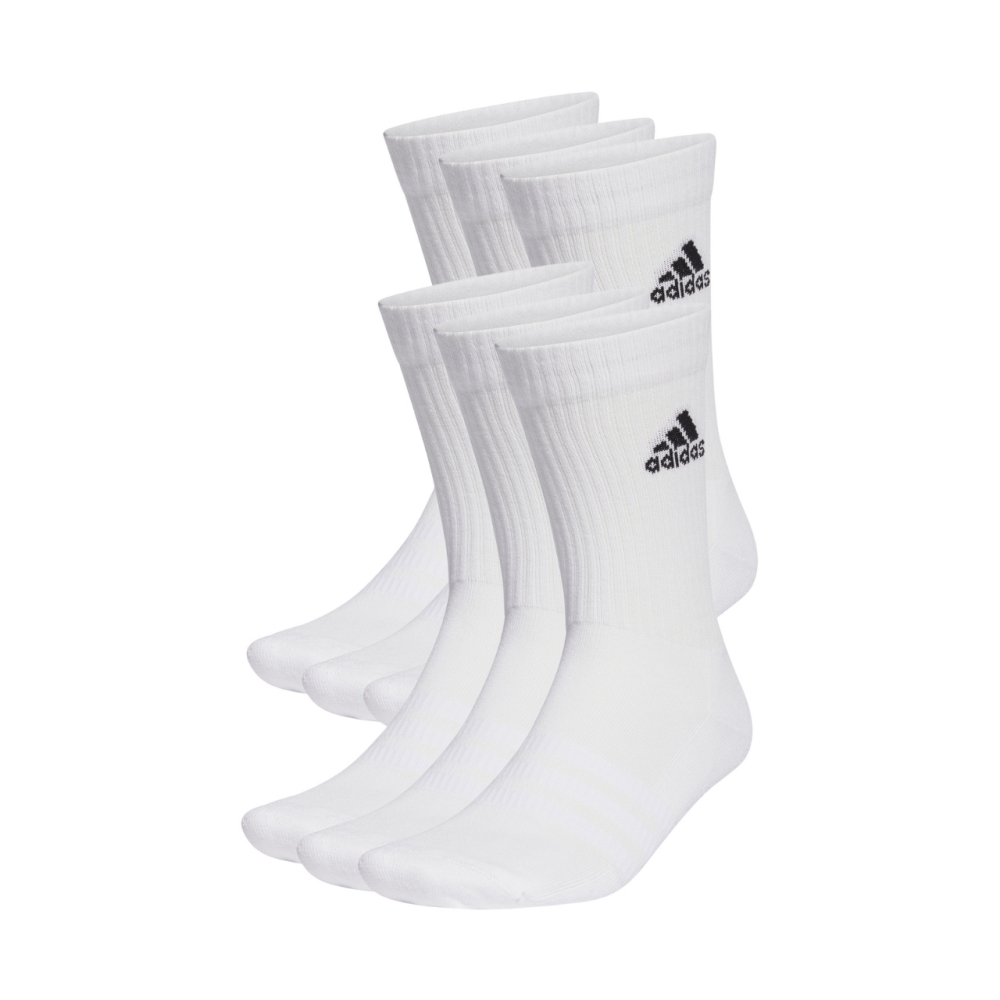 Soseta adidas Cushioned Sportswear Crew 6 Pairs white HT3453