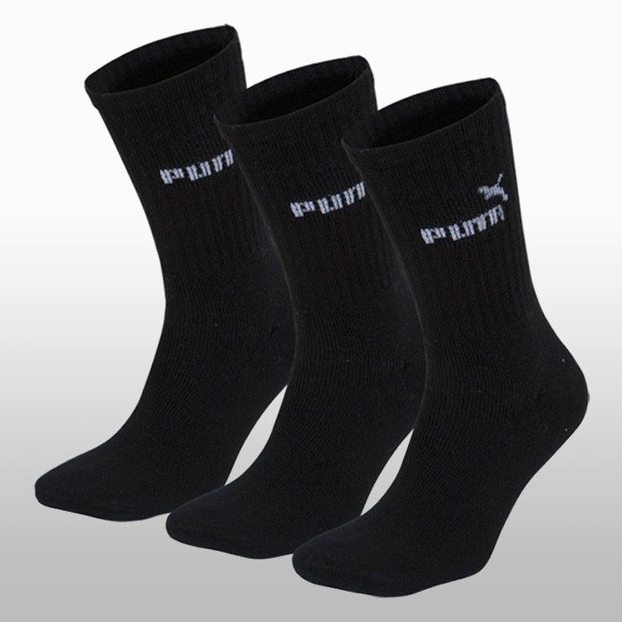 Sosete negre Puma Sport Sock 3 perechi Unisex adulti