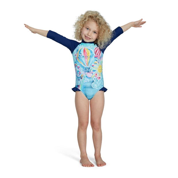 Speedo Placement Frill One Piece bebelus fetita
