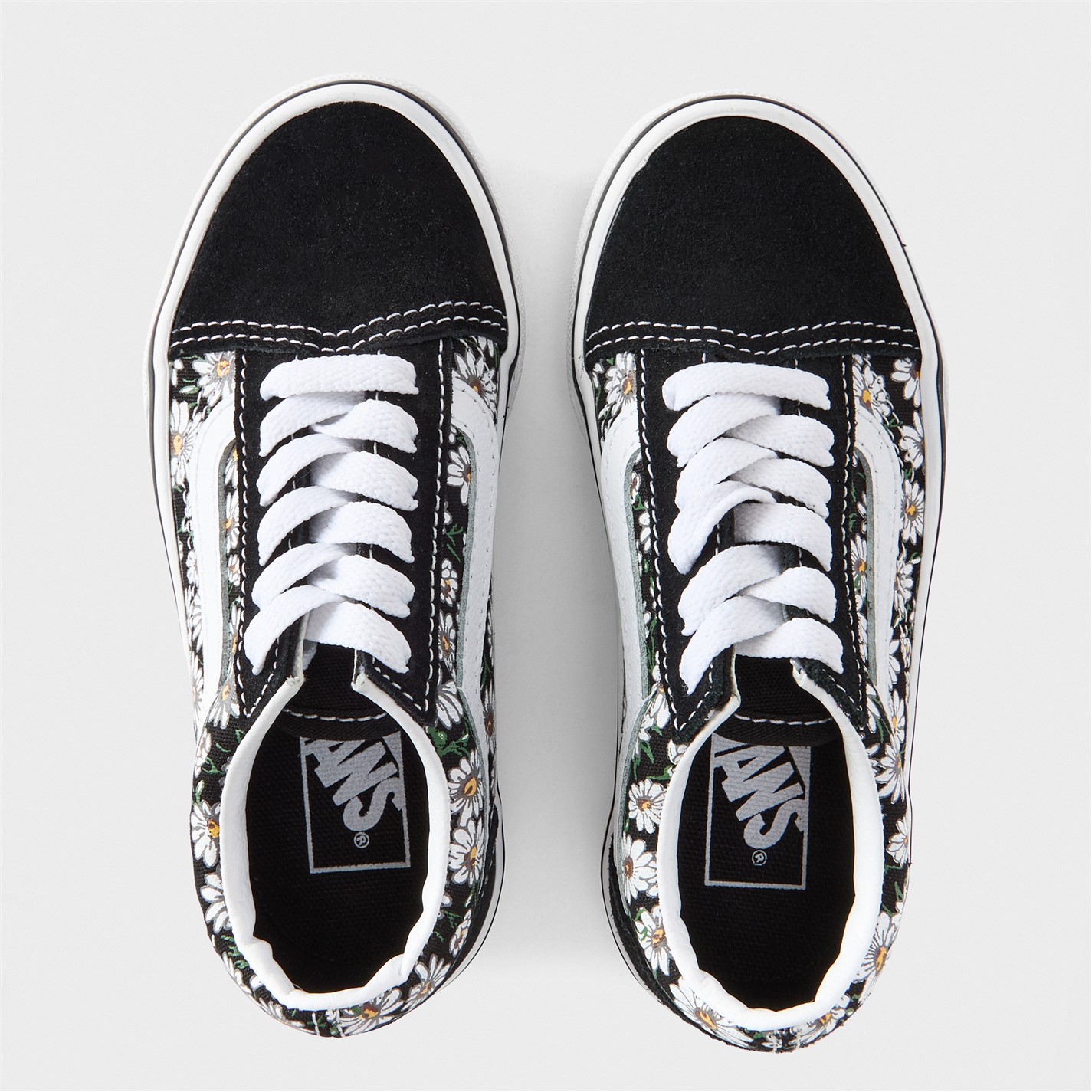 Pantof sport Vans Old Skool Daisies Black/True White Canvas Unisex copil