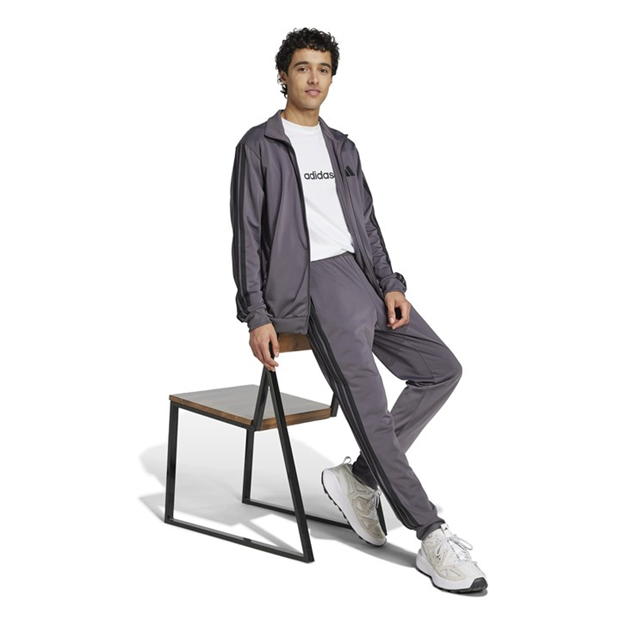 Trening adidas Basic 3 - Stripes Tricot