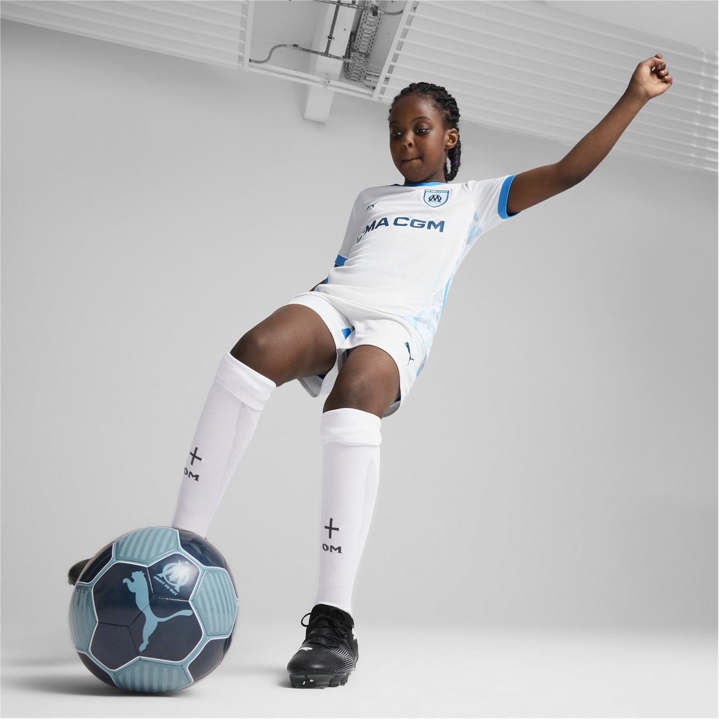Camasa Puma Olympique De Marseille Home 2024 2025 copil