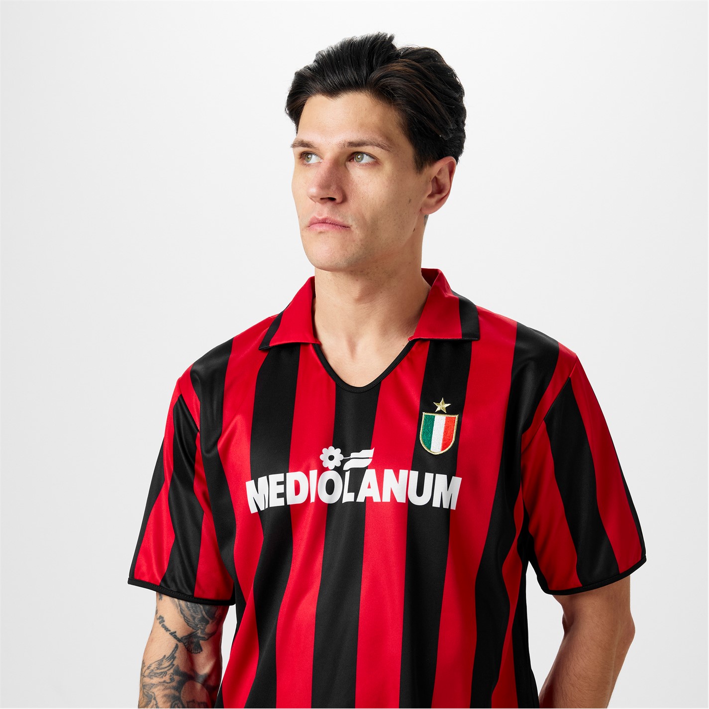 Camasa Score Draw AC Milan Home 1998 1999 adulti