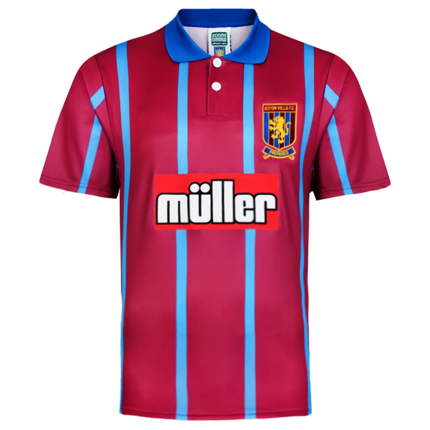 Camasa Score Draw Aston Villa Retro Home 94 adulti