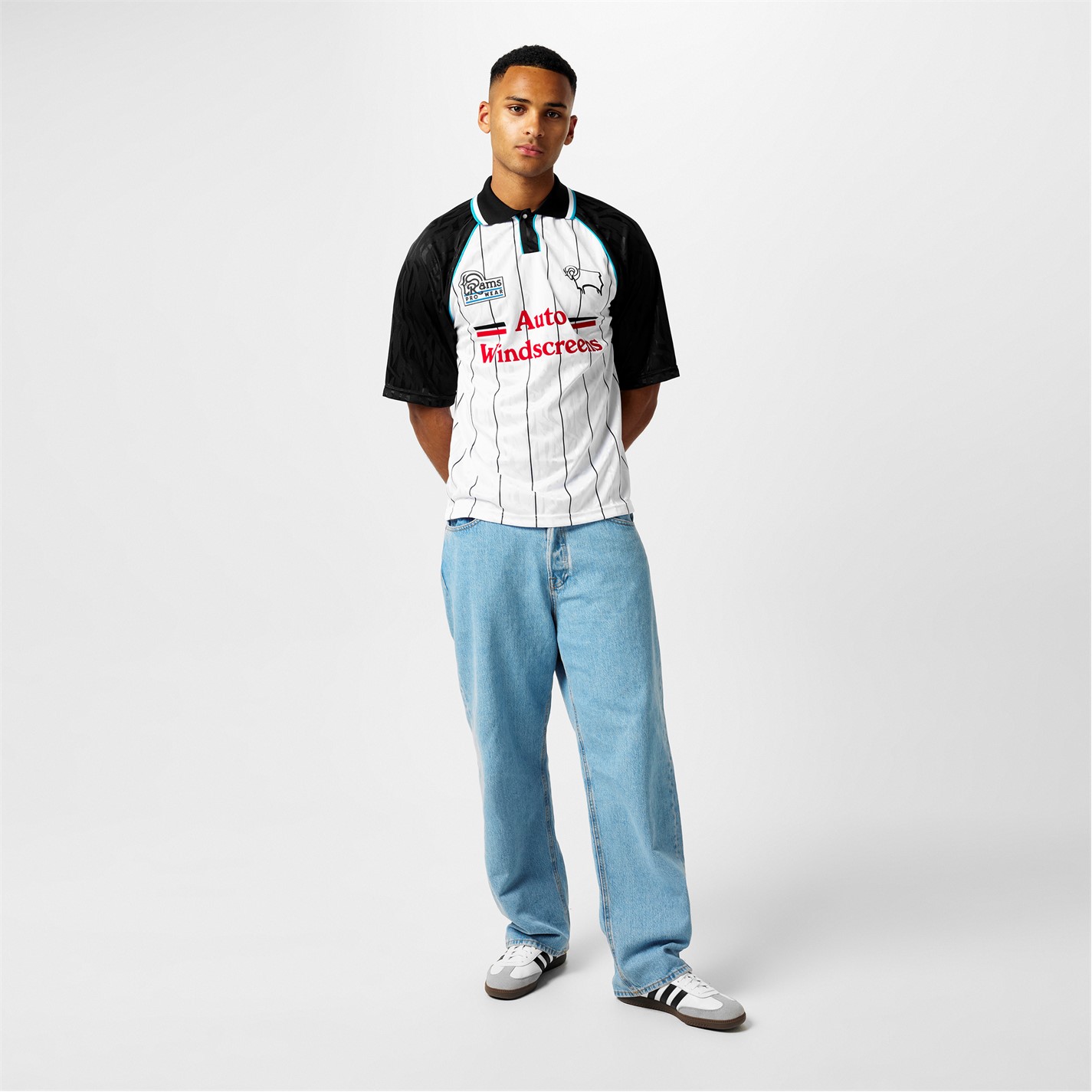 Camasa Score Draw Derby County Retro Home 94 adulti