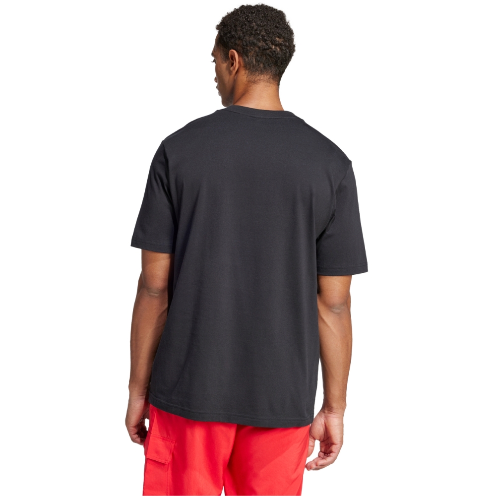 Camasa adidas Essentials Linear Single black men's T- JE8993