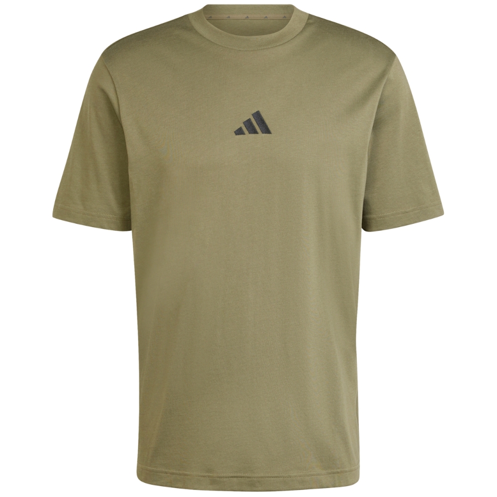 Camasa Men's T- adidas Essentials Small Logo Single Jersey olive JF1097