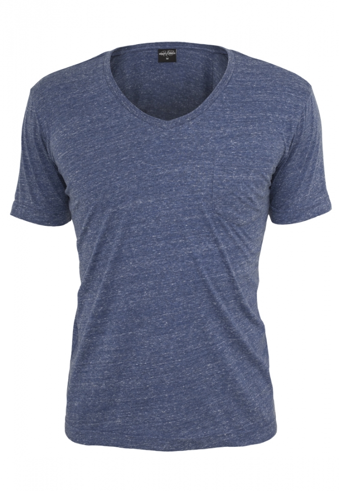 Tricou Melange V-Neck Pocket Urban Classics