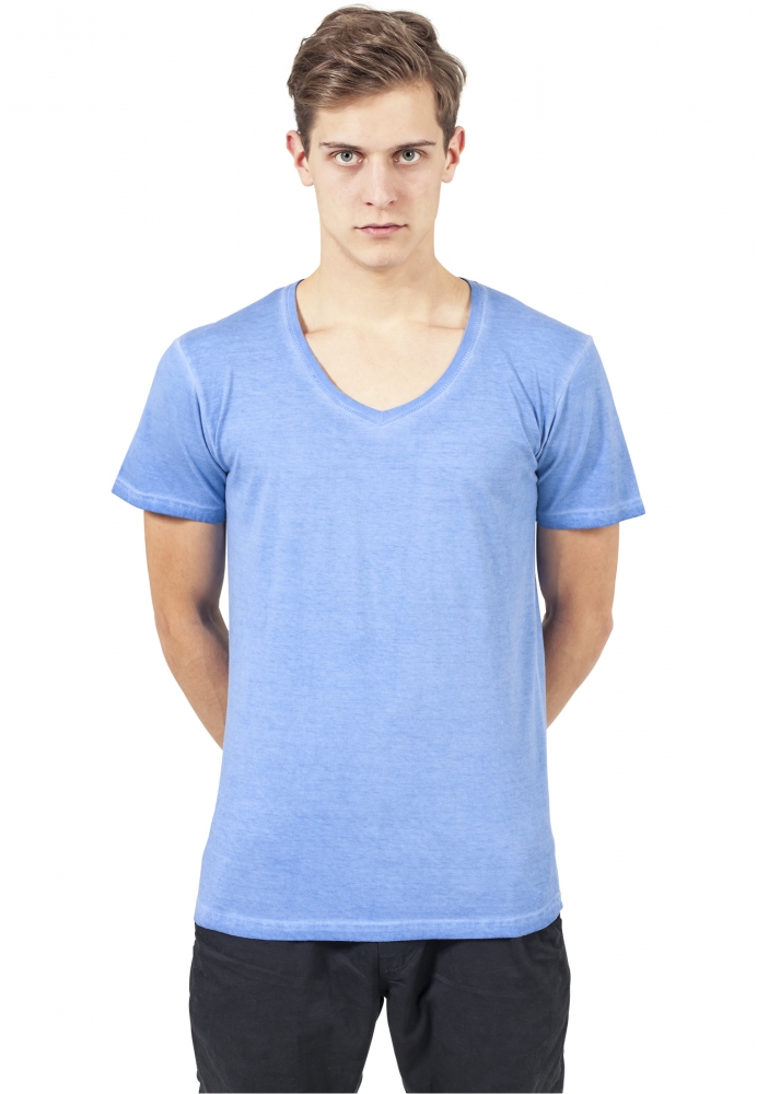 Tricou Spray Dye V-Neck Urban Classics