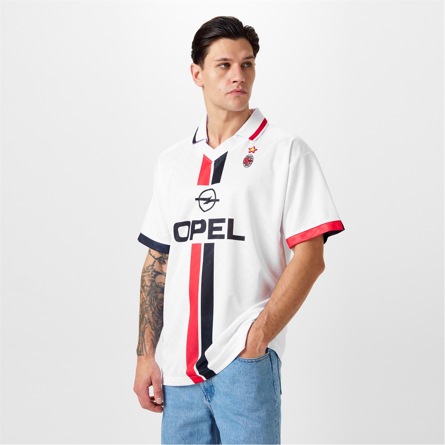 Camasa Score Draw AC Milan Retro Away 96 adulti