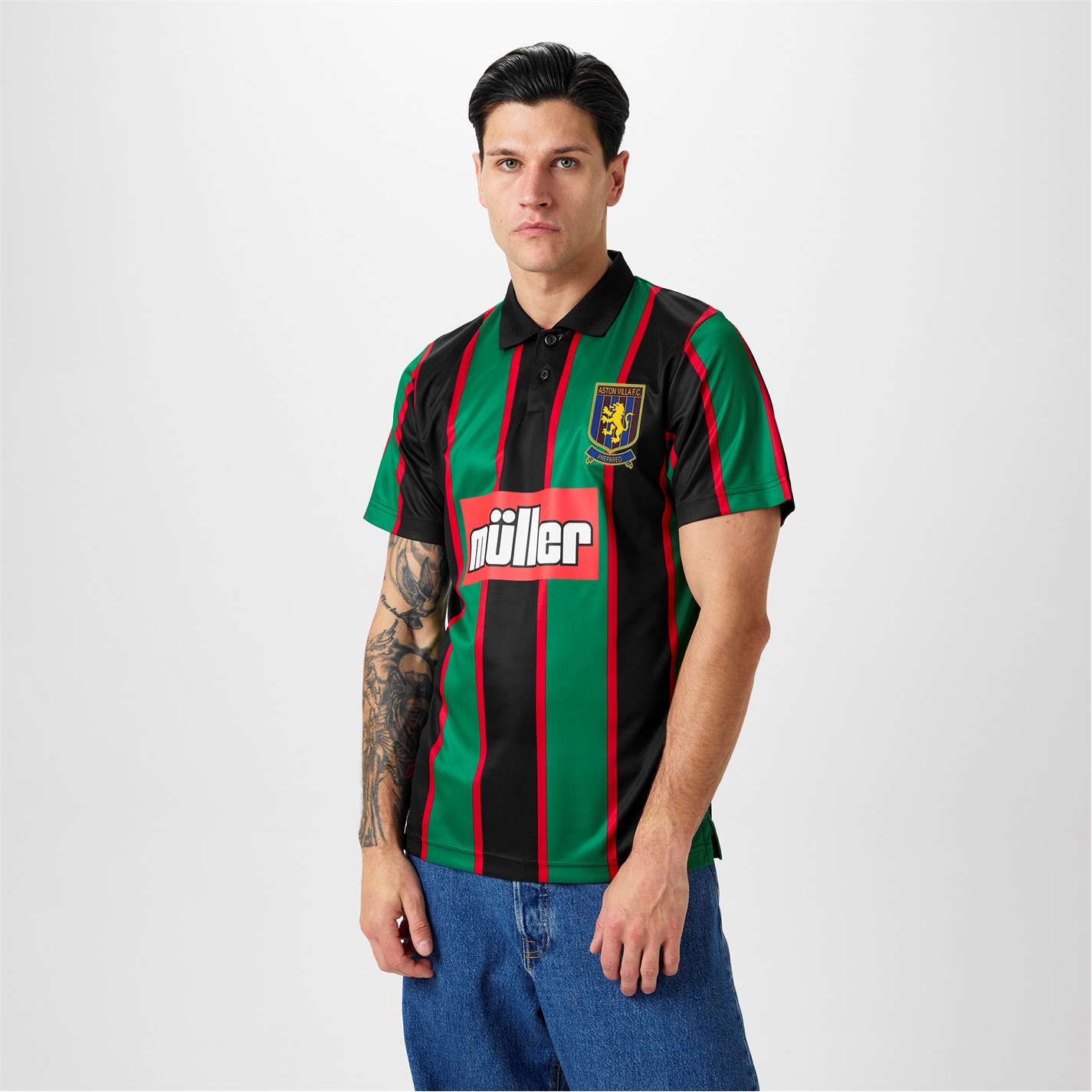 Camasa Score Draw Aston Villa Retro Away 94 adulti