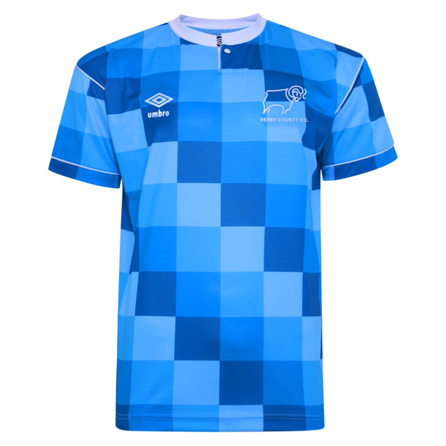 Camasa Score Draw Derby County 1988 Retro Away adulti