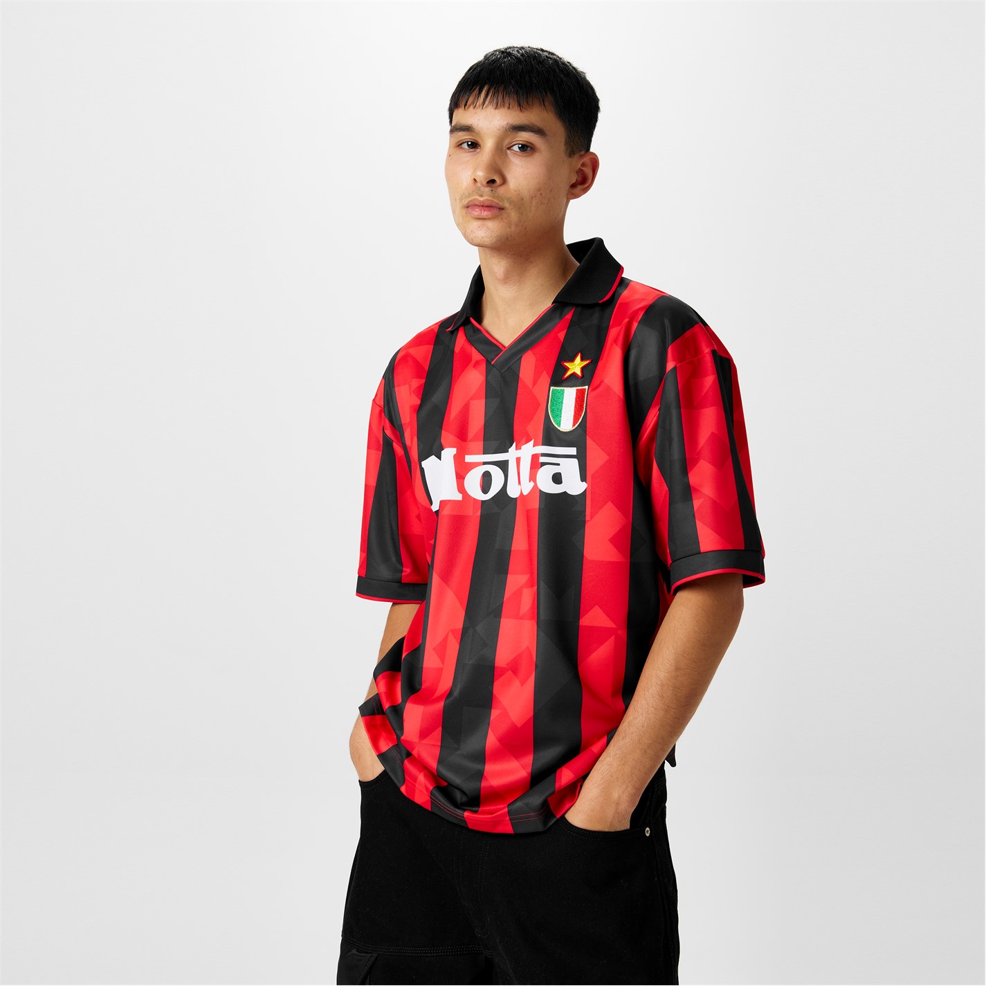 Score Draw AC Milan 94 Home Jersey barbat