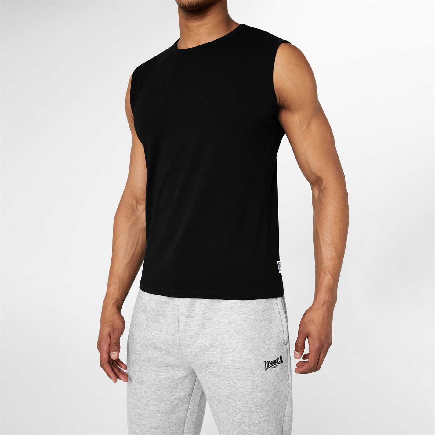 Tricou Camasa Lonsdale Sleeveless Small Logo barbat