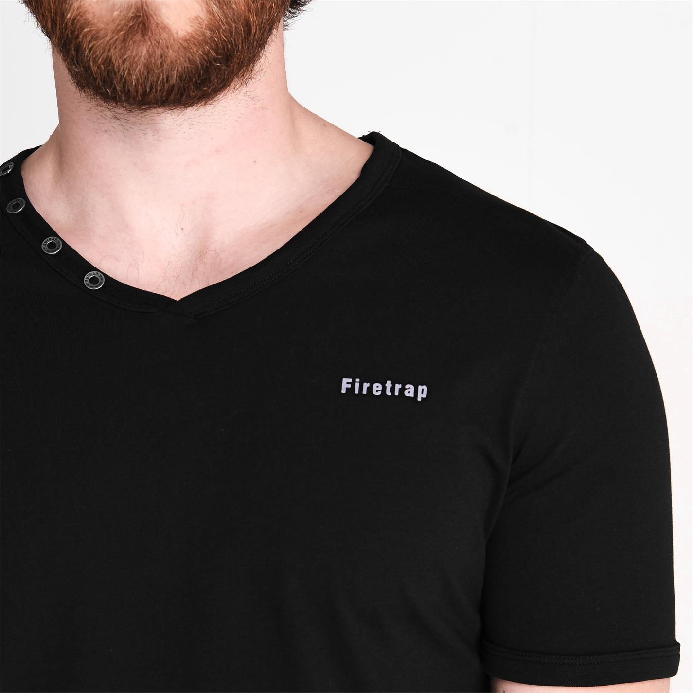 Camasa Firetrap Striding V Neck T barbat