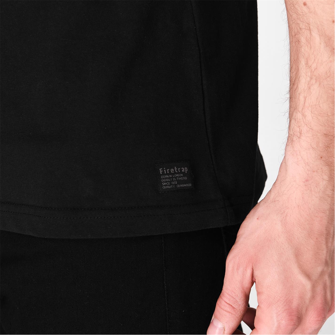 Camasa Firetrap Striding V Neck T barbat