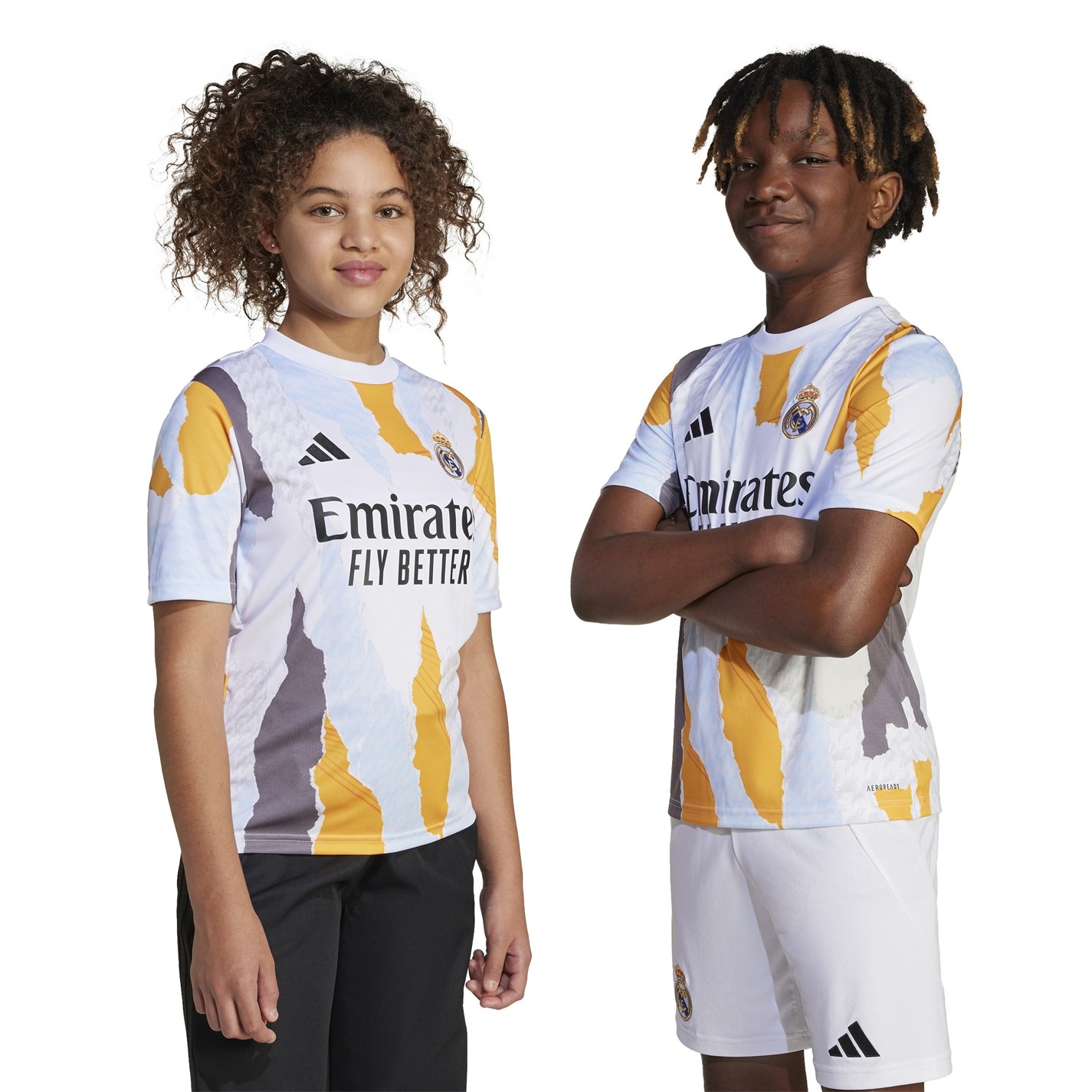 Camasa adidas Real Madrid Pre Match 2024 2025 copil