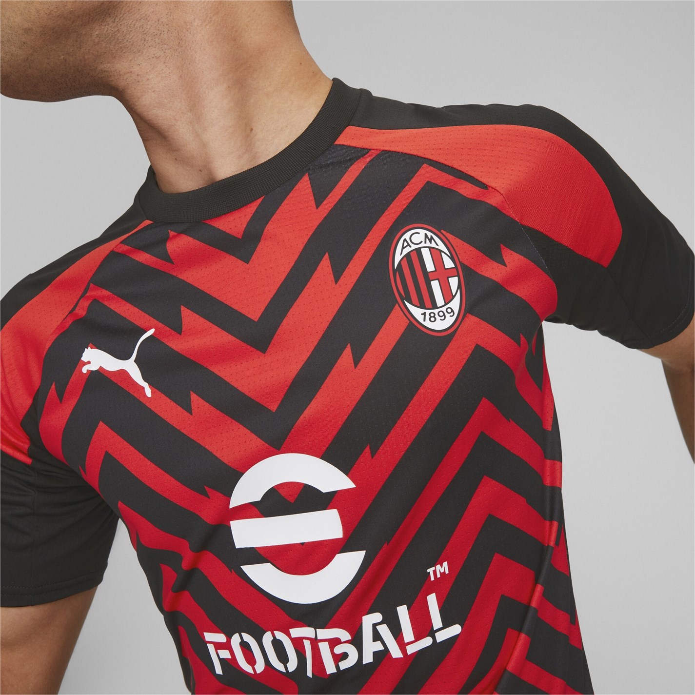 Camasa Puma AC Milan Pre Match 2023 2024 adulti