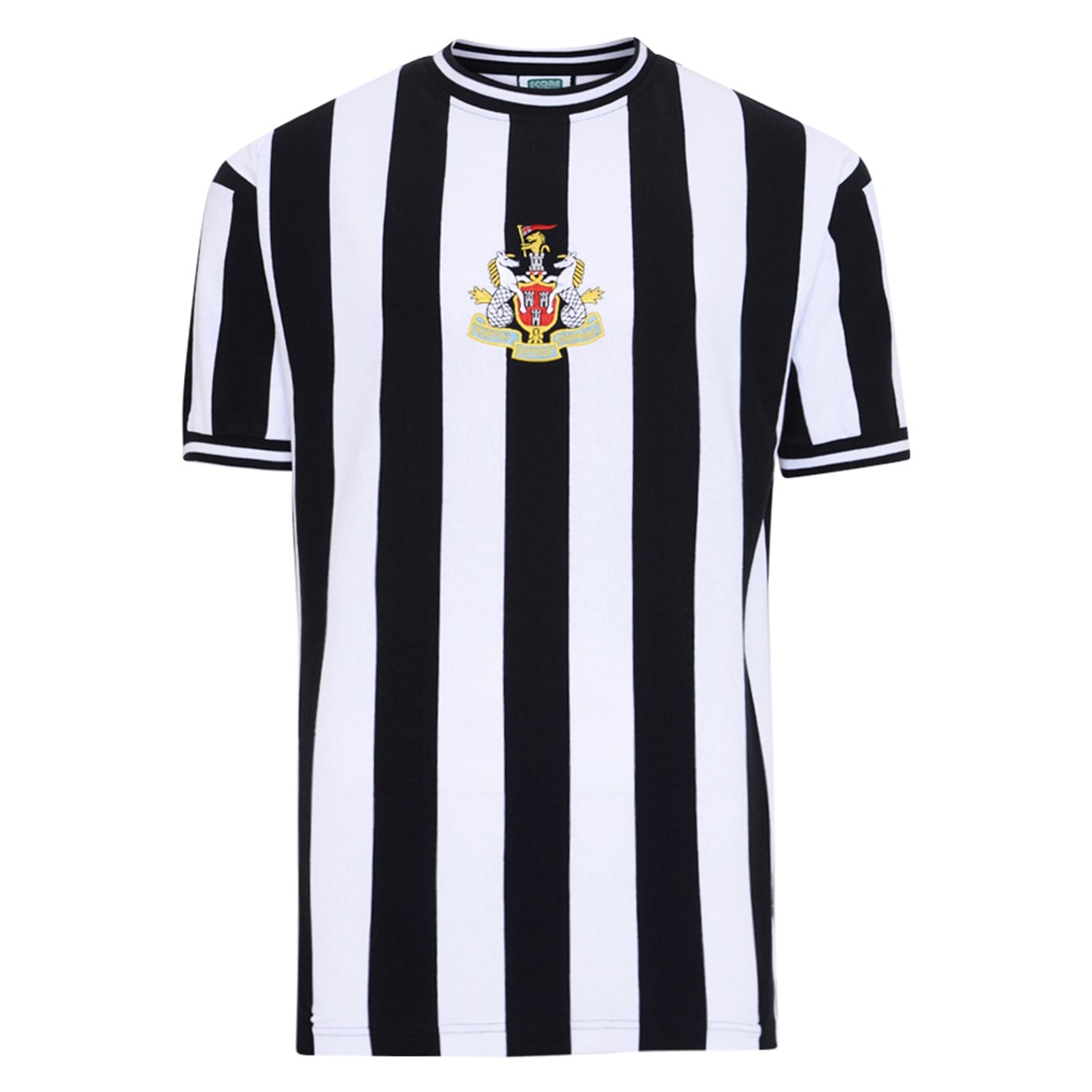 Camasa Score Draw Newcastle United FC Retro Home 1974 adulti