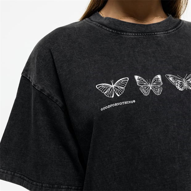 Camasa Good For Nothing Oversized T- White