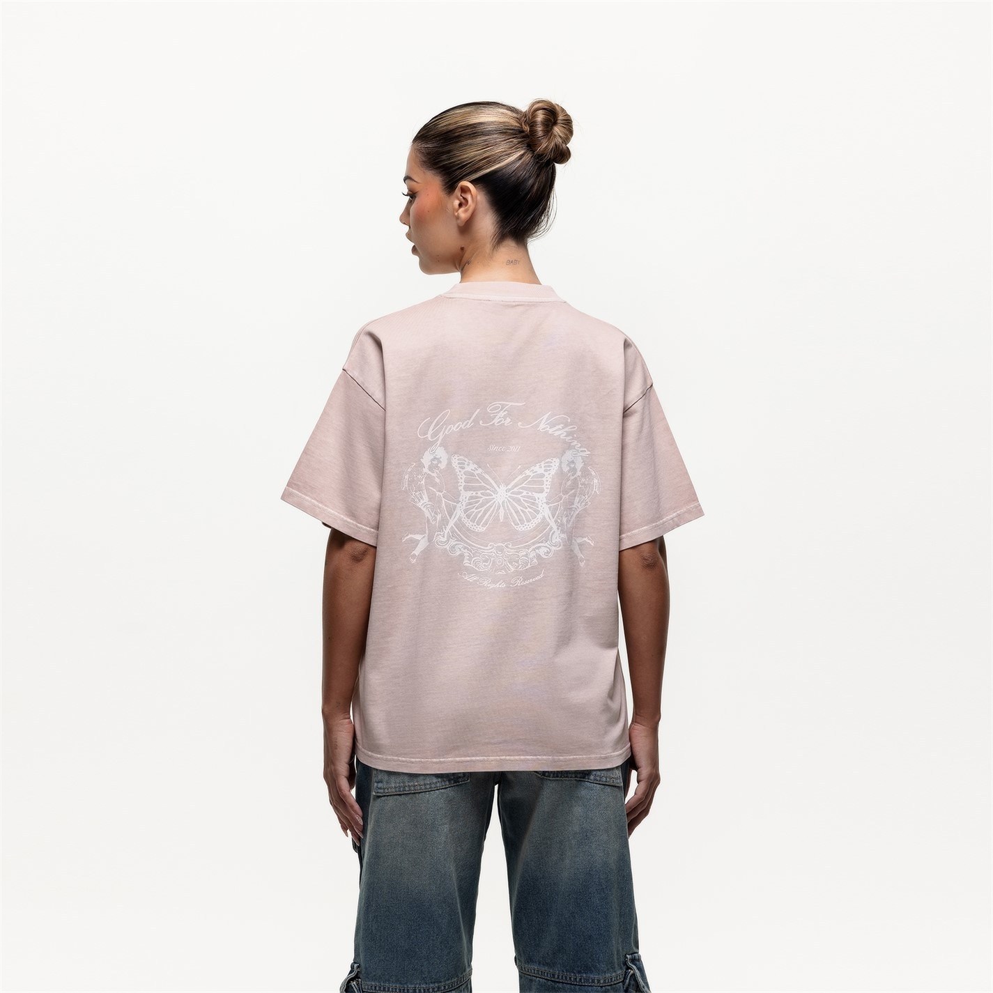 Camasa Good For Nothing Oversized T- Pink