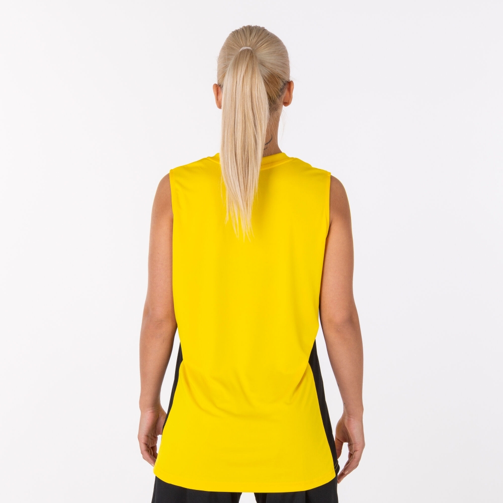 Camasa Cancha Iii T- Yellow-black Sleeveless Joma